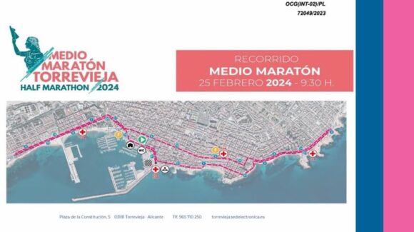 Corte de calles Media Maratón Internacional Ciudad de Torrevieja Corte de calles Media Maratón Internacional Ciudad de Torrevieja