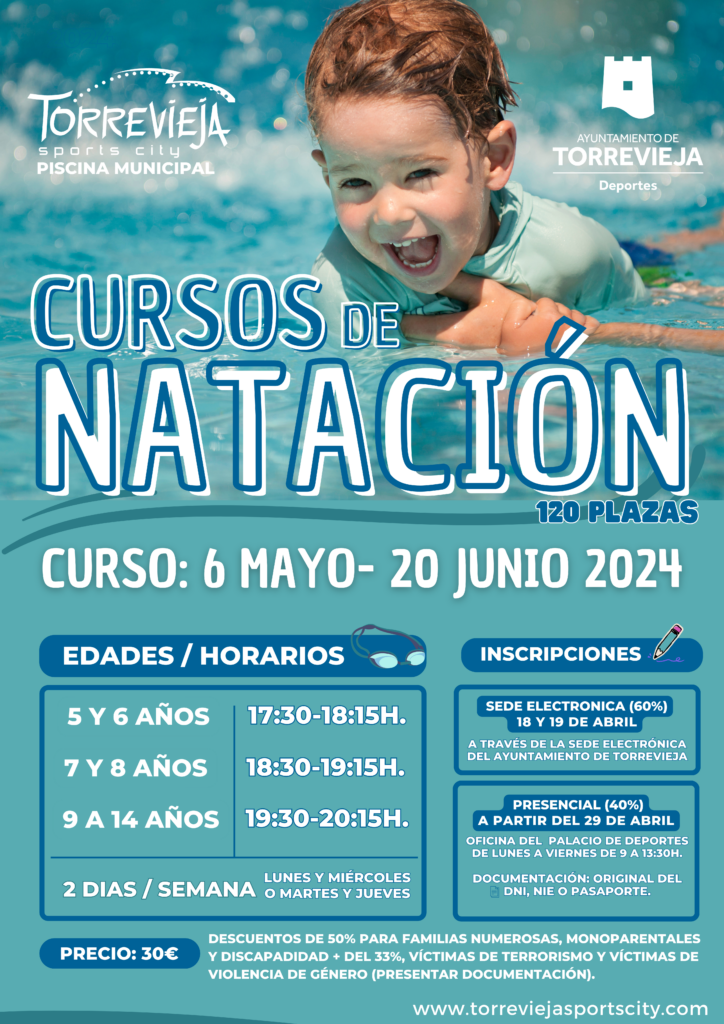 Apúntate al nuevo CURSO DE NATACIÓN!!‍♂️