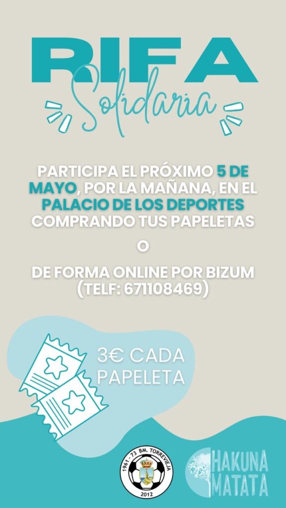 Rifa solidaria en el Palacio de Deportes