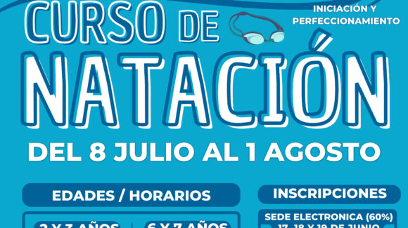 EL PRÓXIMO LUNES, 17 DE JUNIO, SE ABRE EL PLAZO DE INSCRIPCIÓN PARA EL CURSO DE NATACIÓN DE JULIO EL PRÓXIMO LUNES, 17 DE JUNIO, SE ABRE EL PLAZO DE INSCRIPCIÓN PARA EL CURSO DE NATACIÓN DE JULIO