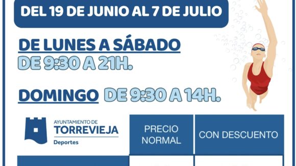 ♂️Ven a nadar a la PISCINA MUNICIPAL EXTERIOR de Torrevieja! ♂️Ven a nadar a la PISCINA MUNICIPAL EXTERIOR de Torrevieja!