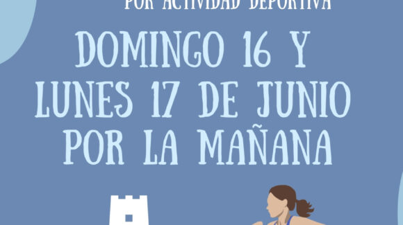 Pista de atletismo cerrada 16 y 17 de junio por la mañana.