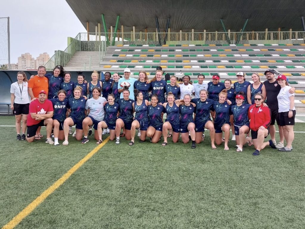 Training Camp de la selección femenina de Rugby de Canadá