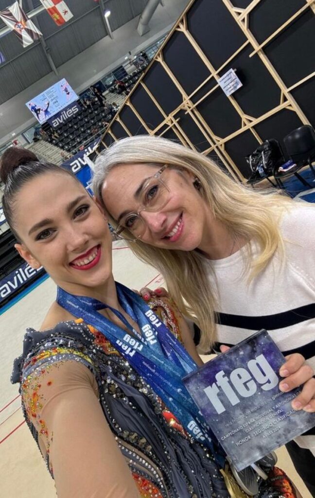 POLINA BEREZINA DEL CLUB G.RITMICA TORREVIEJA SE PROCLAMA SUBCAMPEONA DE ESPAÑA ABSOLUTA