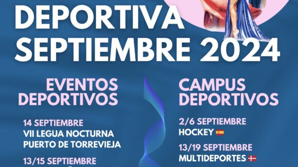 AGENDA DEPORTIVA DEL MES DE SEPTIEMBRE AGENDA DEPORTIVA DEL MES DE SEPTIEMBRE