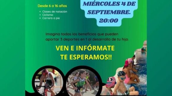EL CLUB TRIATLÓN TORREVIEJA ABRE INSCRIPCIONES PARA EL CURSO 2024/2025 EL CLUB TRIATLÓN TORREVIEJA ABRE INSCRIPCIONES PARA EL CURSO 2024/2025