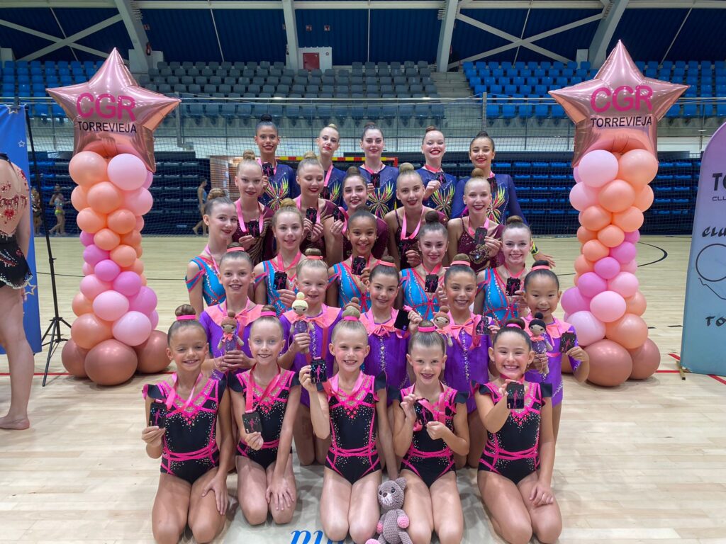 Excelente jornada en Torrevieja celebrándose el Torneo Internacional de gimnasia rítmica
