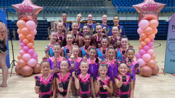 Excelente jornada en Torrevieja celebrándose el Torneo Internacional de gimnasia rítmica