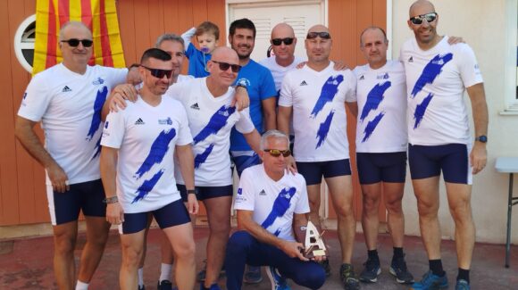 EL EQUIPO VETERANO MASCULINO DE BANCO FIJO 3º EN LA I TRAVESÍA A REMO ISLA DEL FRAILE EN ÁGUILAS EL EQUIPO VETERANO MASCULINO DE BANCO FIJO 3º EN LA I TRAVESÍA A REMO ISLA DEL FRAILE EN ÁGUILAS
