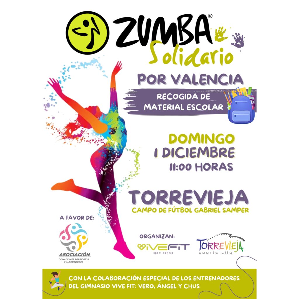 ¡Únete al Zumba Solidario por Valencia!