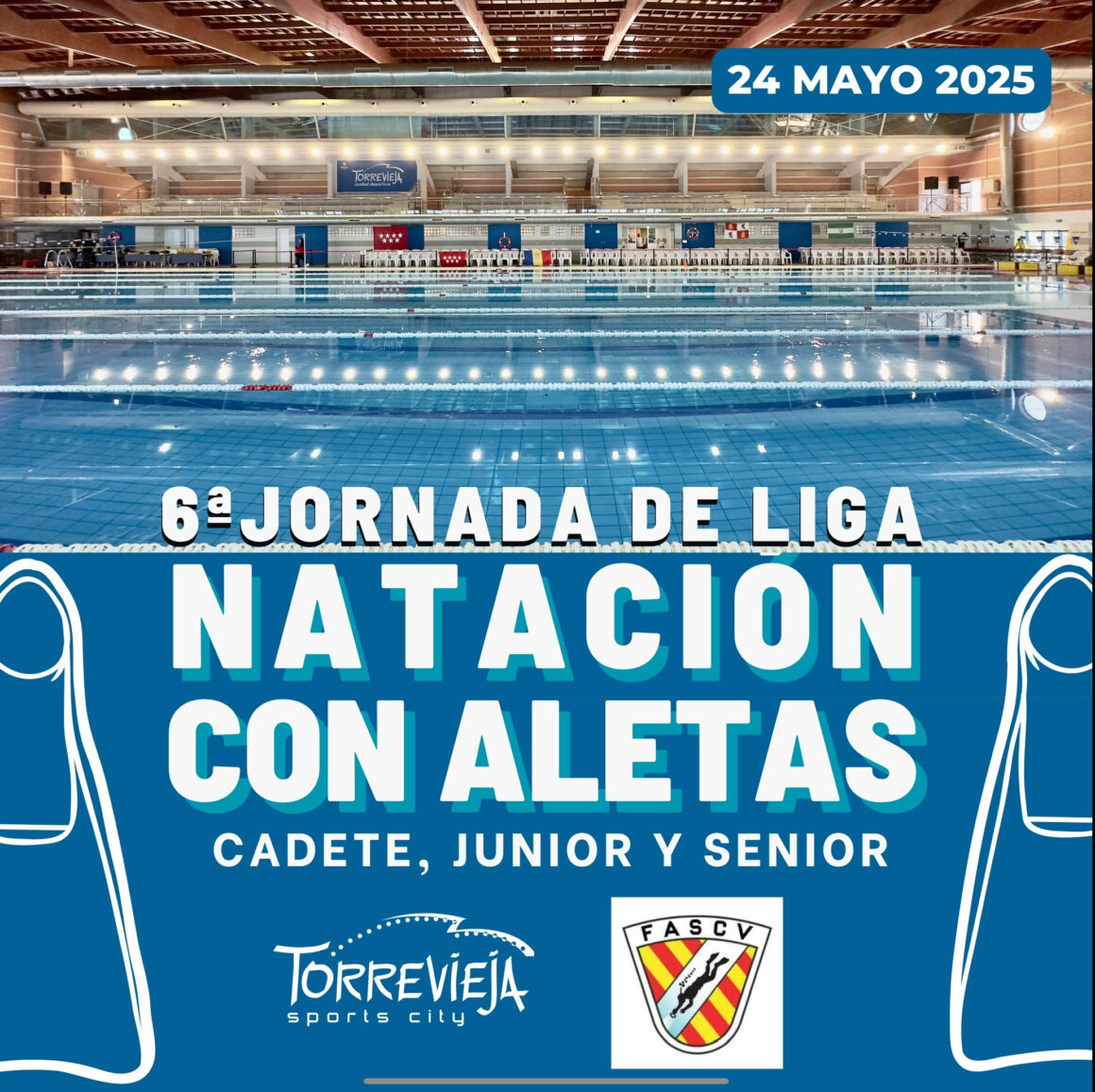 PRE-CAMPEONATO DE ESPAÑA JÚNIOR-SÉNIOR DE NATACIÓN CON ALETAS‍♀️N