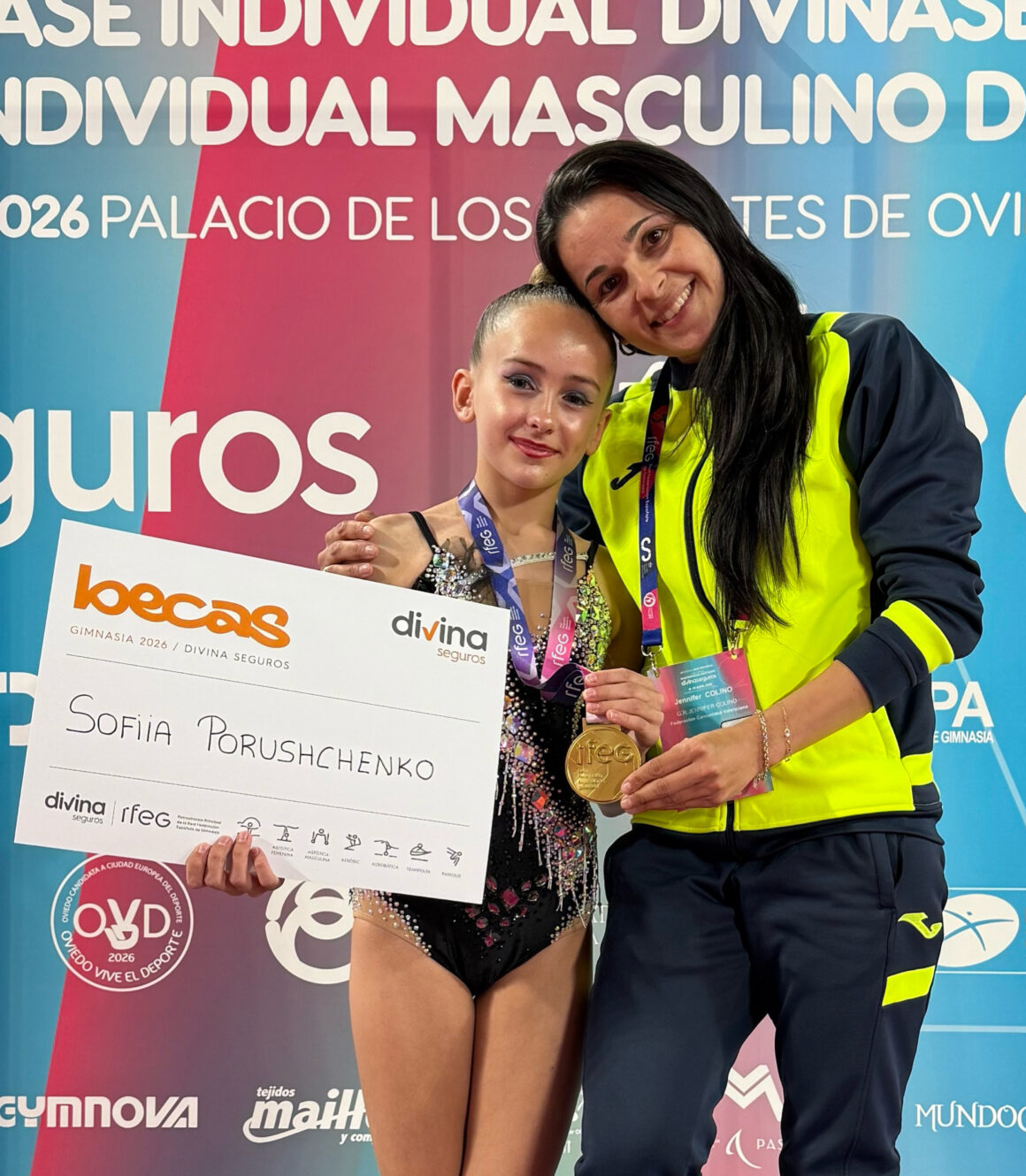 🤸SOFIIA PORUSHCHENKO, CAMPEONA DE ESPAÑA BASE INDIVIDUAL EN CATEGORÍA ALEVÍN 2015