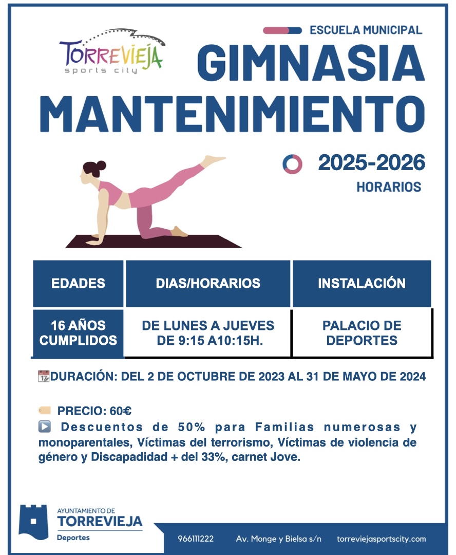 GIMNASIA DE MANTENIMIENTO 25-26.001