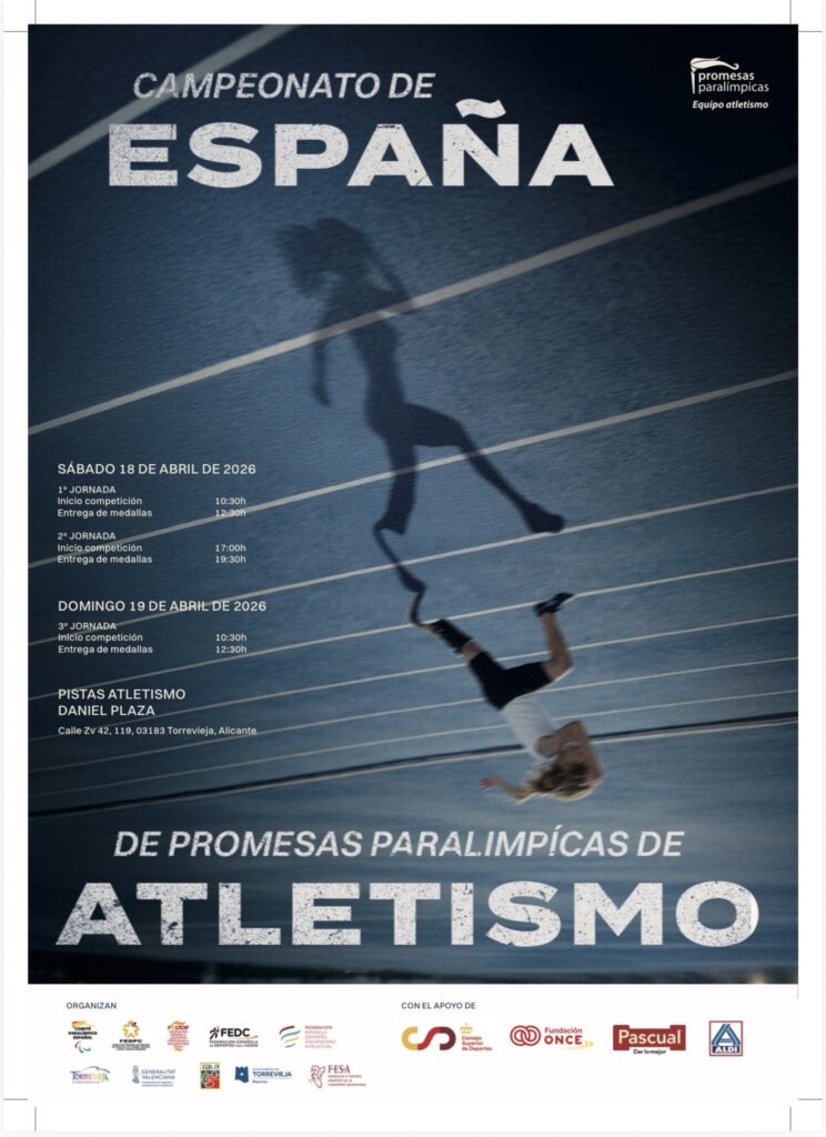 🏃🏽🏃‍♀️Torrevieja se convierte en la capital del atletismo base con el Campeonato de España de Promesas Paralímpicas 2026