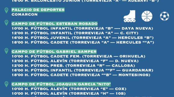 📆 AGENDA DEPORTIVA | Fin de Semana 📆 AGENDA DEPORTIVA | Fin de Semana