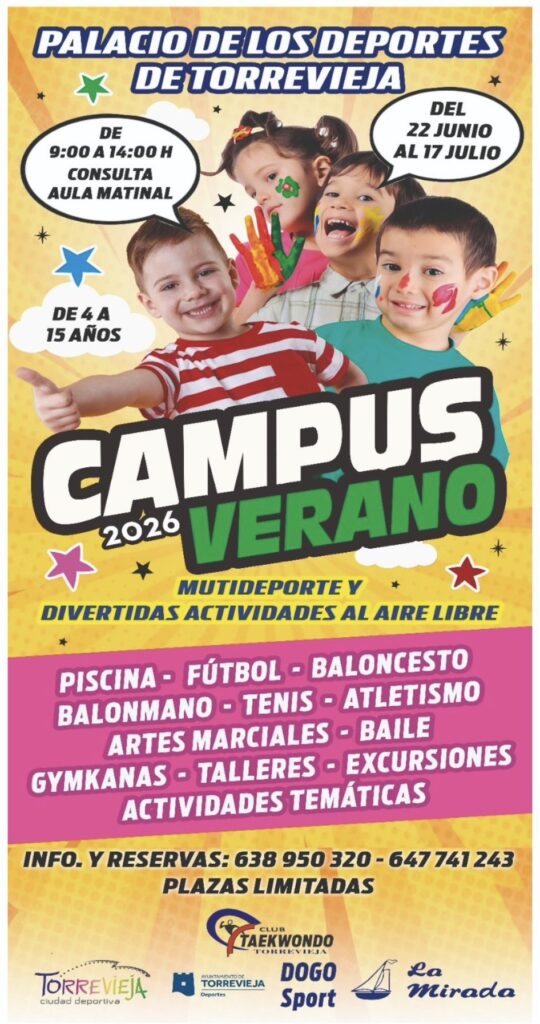 🌞🏆YA ESTÁ AQUÍ TU CAMPUS DE VERANO FAVORITO!! Organizado por el club Taekwondo Torrevieja . DOGO SPORT