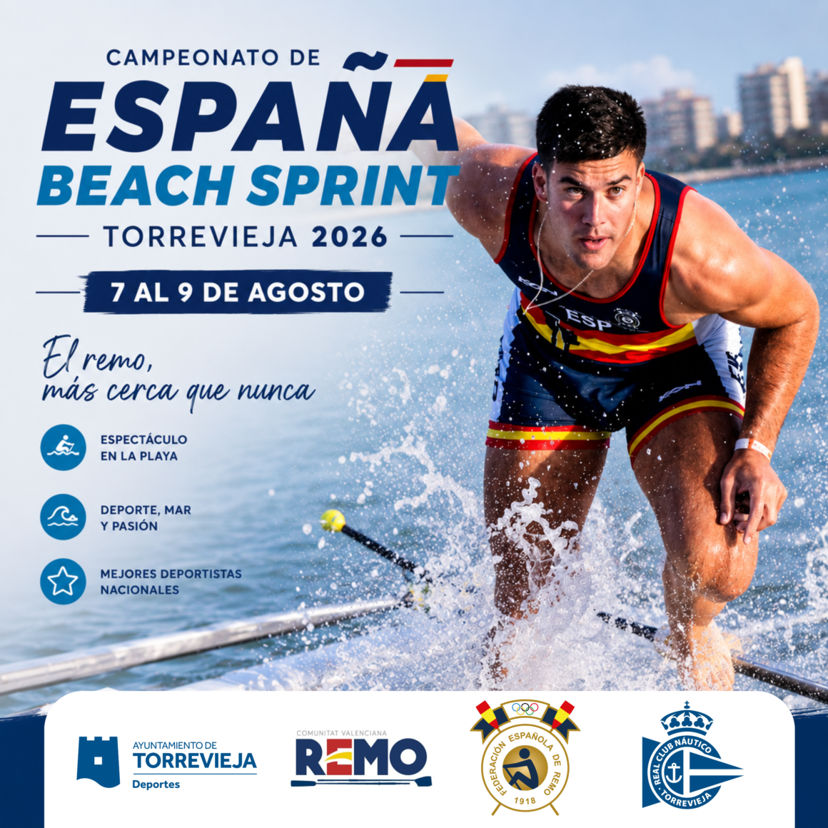 Torrevieja será sede del próximo Campeonato de España de Beach Sprint 2026