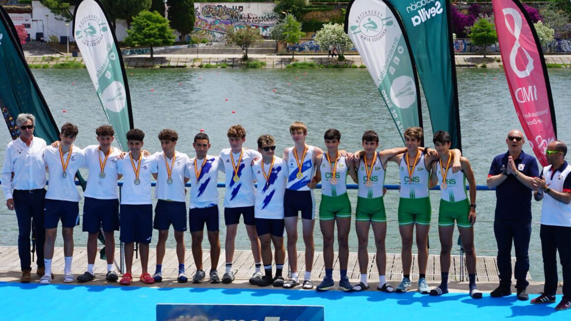 🥇🥉🥉🥉LOS REMEROS DEL RCN TORREVIEJA LOGRAN UN ORO Y TRES BRONCES EN EL CAMPEONATO DE ESPAÑA CELEBRADO EN SEVILLA 🥇🥉🥉🥉LOS REMEROS DEL RCN TORREVIEJA LOGRAN UN ORO Y TRES BRONCES EN EL CAMPEONATO DE ESPAÑA CELEBRADO EN SEVILLA