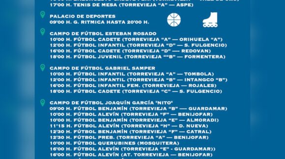 🔥🏟️ EL DEPORTE NO DESCANSA EN TORREVIEJA