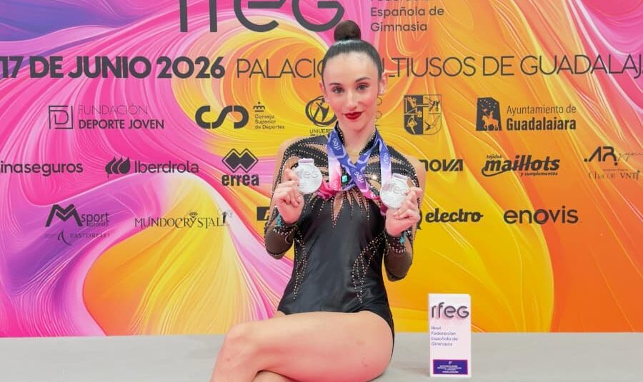 🥈🤸🇪🇸 BLANCA TOMÁS DEL CLUB GIMNASIA RÍTMICA DE TORREVIEJA SUBCAMPEONA DE ESPAÑA EN PRIMERA CATEGORÍA ABSOLUTO