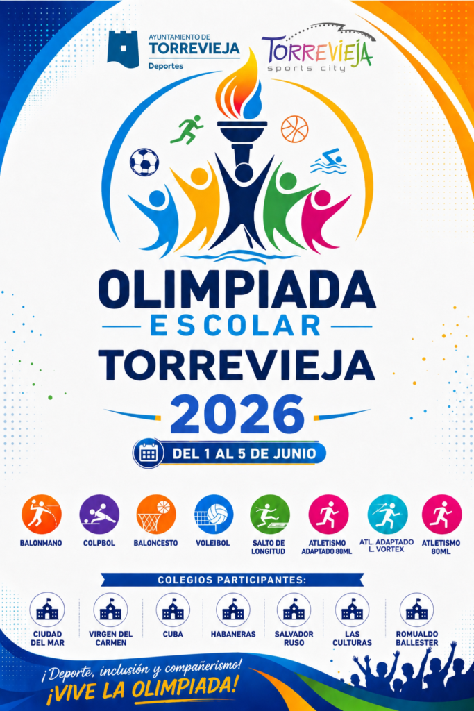 📣 ¡Vuelve la Olimpiada Escolar de Torrevieja! 🏅🎉