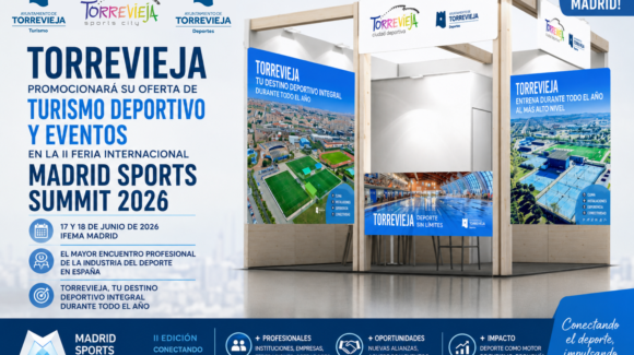 (Español) 🏆TORREVIEJA PROMOCIONARÁ SU OFERTA DE TURISMO DEPORTIVO Y EVENTOS EN LA II FERIA INTERNACIONAL MADRID SPORTS SUMMIT 2026