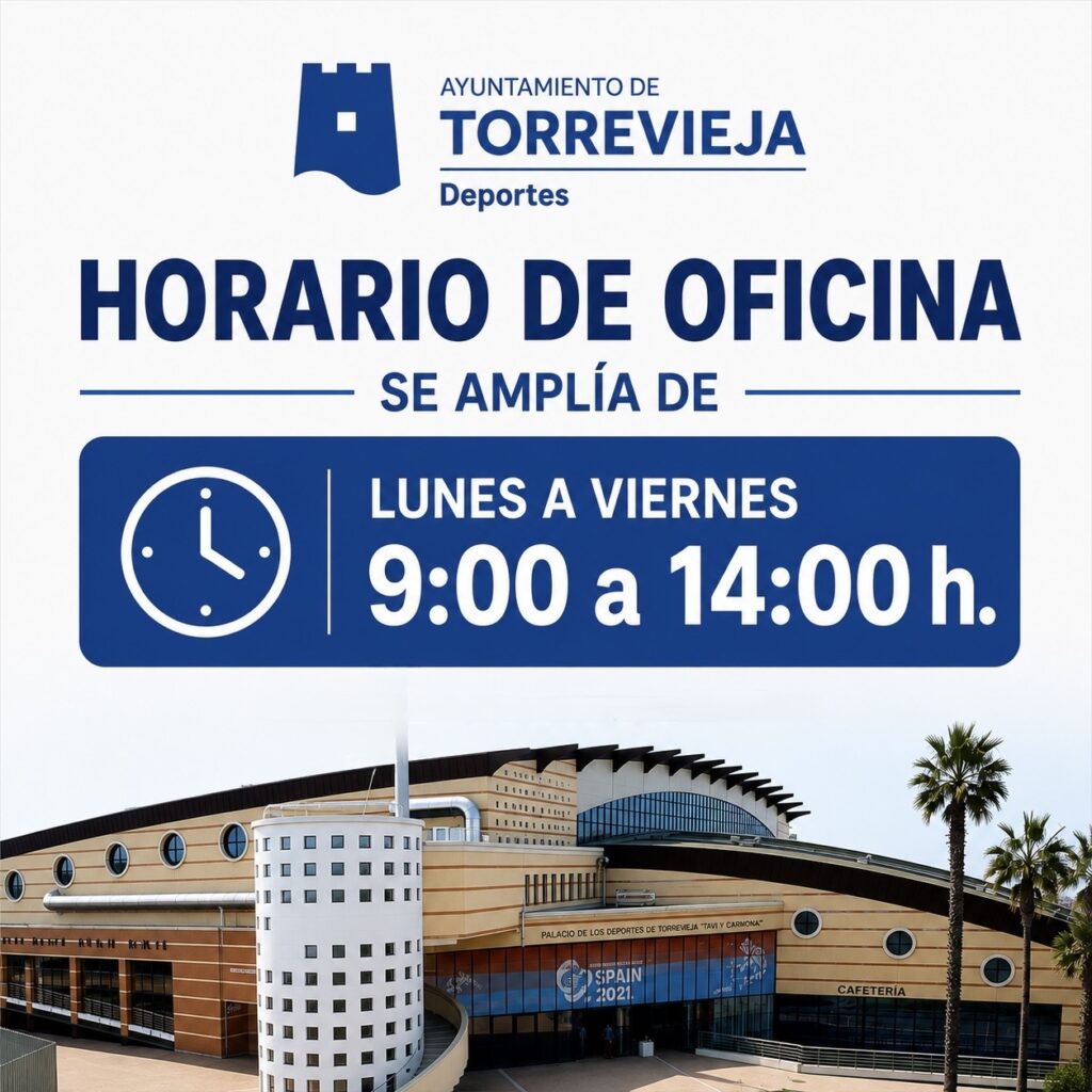 📢 Ampliación del horario de oficina