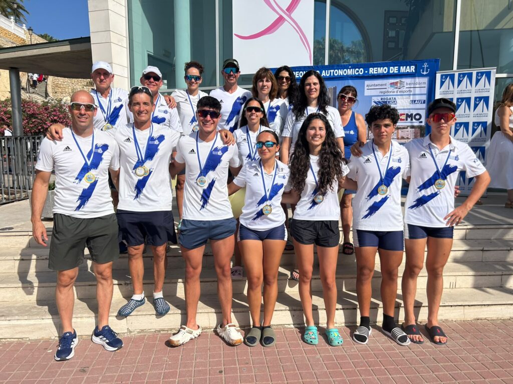 🏆EL RCN TORREVIEJA CONQUISTA 14 MEDALLAS EN EL AUTONÓMICO DE REMO DE MAR EN BENIDORM