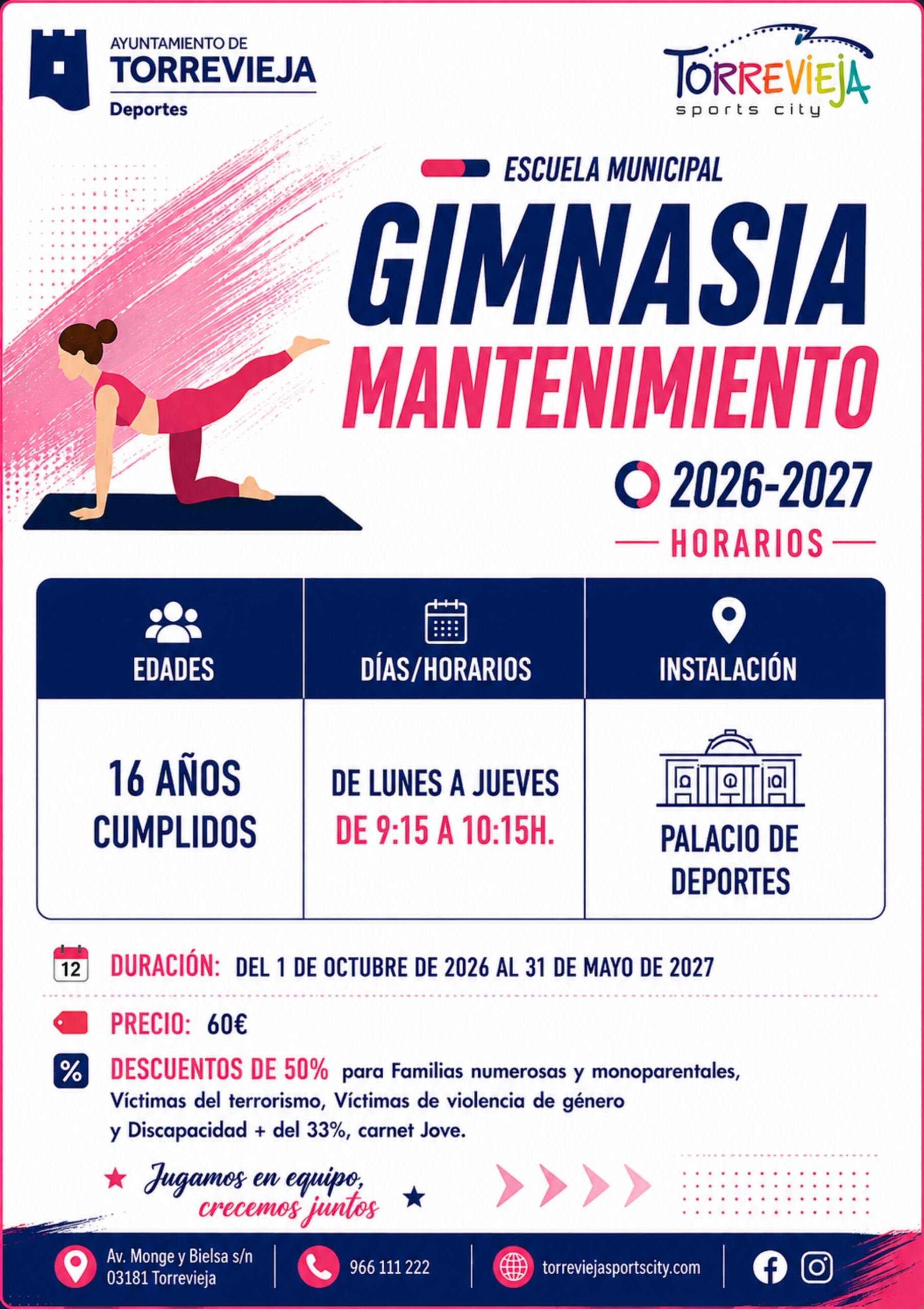 GIMNASIA Mantenimiento